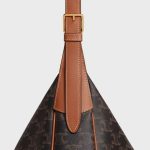 MEDIUM HELOÏSE BAG CUIR TRIOMPHE IN TRIOMPHE CANVAS AND CALFSKIN TAN - Image 4