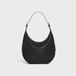 MEDIUM HELOÏSE BAG CUIR TRIOMPHE IN SUPPLE CALFSKIN BLACK