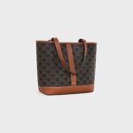 SMALL CABAS IN TRIOMPHE CANVAS AND CALFSKIN TAN - Image 2
