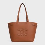 MEDIUM CABAS ANAÏS CUIR TRIOMPHE IN GRAINED CALFSKIN TAN