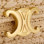 TEEN CELINE LOLA IN RAFFIA EFFECT TEXTILE - Image 3