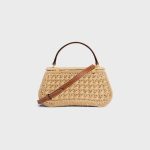 TEEN CELINE LOLA IN RAFFIA EFFECT TEXTILE - Image 5