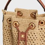 TEEN CLARA BAG IN RAFFIA AND CALFSKIN - Image 2
