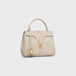 SMALL 16 BAG IN SATINATED CALFSKIN LIGHT STONE - Image 2