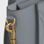 NANO LUGGAGE BAG IN BABY DRUNMED CALFSKIN KOHL - Image 4