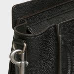 NANO LUGGAGE BAG IN BABY DRUNMED CALFSKIN BLACK - Image 4