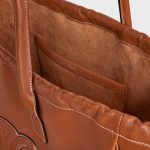 CABAS DRAWSTRING CUIR TRIOMPHE IN SMOOTH CALFSKIN TAN - Image 4