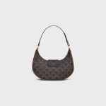 MEDIUM AVA TRIOMPHE BAG IN TRIOMPHE CANVAS AND CALFSKIN TAN - Image 3