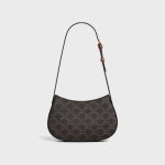 MEDIUM TILLY BAG IN TRIOMPHE CANVAS AND CALFSKIN TAN - Image 3