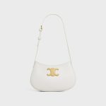 MEDIUM TILLY BAG IN SHINY CALFSKIN WHITE