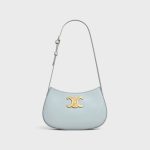MEDIUM TILLY BAG IN SHINY CALFSKIN ICE BLUE
