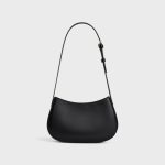 MEDIUM TILLY BAG IN SHINY CALFSKIN BLACK - Image 3