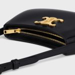 MEDIUM TILLY BAG IN SHINY CALFSKIN BLACK - Image 4