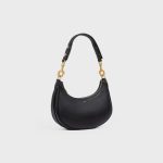 MEDIUM AVA STRAP BAG IN SMOOTH CALFSKIN BLACK - Image 2