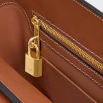 CELINE TEEN CELINE CONTI BAG in natural calfskin - Image 3