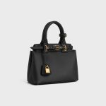 CELINE TEEN CELINE CONTI BAG in SUPPLE GRAINED CALFSKIN - Image 5