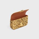 CHAIN SHOULDER BAG CLAUDE IN TRIOMPHE CANVAS WITH LEOPARD PRINT LEOPARD - Image 4