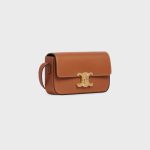 SHOULDER BAG CLAUDE IN NATURAL CALFSKIN TAN - Image 2