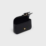 CHAIN SHOULDER BAG CUIR TRIOMPHE IN SHINY CALFSKIN BLACK - Image 4