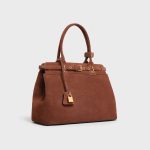 CELINE CONTI BAG in SUEDE CALFSKIN - Image 4