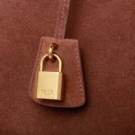 CELINE CONTI BAG in SUEDE CALFSKIN - Image 5