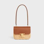 TEEN GARANCE BAG IN WICKER AND NATURAL CALFSKIN