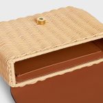 TEEN GARANCE BAG IN WICKER AND NATURAL CALFSKIN - Image 2