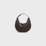 CELINE Teen Celine Lulu IN TRIOMPHE CANVAS AND CALFSKIN