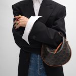 CELINE Teen Celine Lulu IN TRIOMPHE CANVAS AND CALFSKIN - Image 3