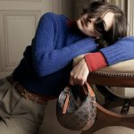 CELINE Teen Celine Lulu IN TRIOMPHE CANVAS AND CALFSKIN - Image 5