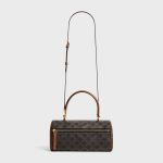 CELINE CYLINDER BAG IN Triomphe canvas and calfskin - Image 2