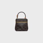 CELINE SMALL TRIOMPHE FRAME IN TRIOMPHE CANVAS AND NATURAL CALFSKIN - Image 6