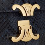 CELINE CLASSIQUE TRIOMPHE BAG IN PYTHON - Image 3