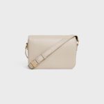 CLASSIQUE TRIOMPHE BAG IN SHINY CALFSKIN LIGHT STONE - Image 3