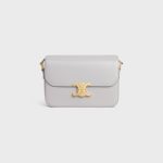 CLASSIQUE TRIOMPHE BAG IN SHINY CALFSKIN CLOUDY GREY