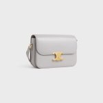 CLASSIQUE TRIOMPHE BAG IN SHINY CALFSKIN CLOUDY GREY - Image 2