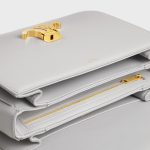 CLASSIQUE TRIOMPHE BAG IN SHINY CALFSKIN CLOUDY GREY - Image 4