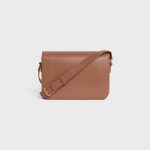 CLASSIQUE TRIOMPHE BAG IN SHINY CALFSKIN BRONZE - Image 3