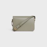 CLASSIQUE TRIOMPHE BAG IN SHINY CALFSKIN GREEN CLAY - Image 3