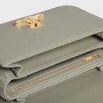 CLASSIQUE TRIOMPHE BAG IN SHINY CALFSKIN GREEN CLAY - Image 4