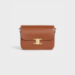 CLASSIQUE TRIOMPHE BAG IN NATURAL CALFSKIN TAN