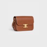 CLASSIQUE TRIOMPHE BAG IN NATURAL CALFSKIN TAN - Image 2