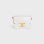 TEEN TRIOMPHE BAG IN SHINY CALFSKIN WHITE