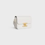 TEEN TRIOMPHE BAG IN SHINY CALFSKIN WHITE - Image 2