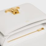 TEEN TRIOMPHE BAG IN SHINY CALFSKIN WHITE - Image 4