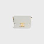 TEEN TRIOMPHE BAG IN SHINY CALFSKIN CHALK