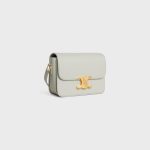 TEEN TRIOMPHE BAG IN SHINY CALFSKIN CHALK - Image 2