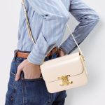 CELINE TEEN TRIOMPHE BAG IN shiny calfskin - Image 6