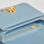 TEEN TRIOMPHE BAG IN SHINY CALFSKIN CALIFORNIA BLUE - Image 4