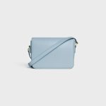 TEEN TRIOMPHE BAG IN SHINY CALFSKIN PALE BLUE - Image 3
